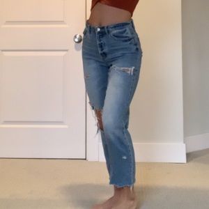 BDG Distressed Slim Straight Jean